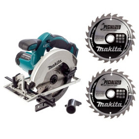 Makita DSS611Z 18V LXT Lithium Ion 165mm Circular Saw BARE +X2 Specialized Blade