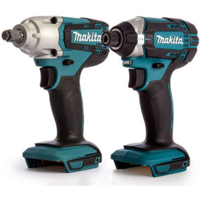 Makita DTD152Z 18V LXT Cordless Impact Driver +Makita DTW190Z Impact Wrench 1/2"