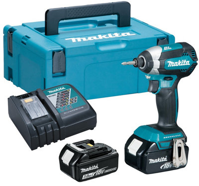 Makita DTD153RFJ 18V LXT Lithium Brushless Impact Driver 2 x 3.0