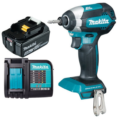 Makita DTD153Z 18V LXT Brushless Impact Driver + 1 x 5.0Ah Battery ...