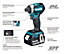 Makita DTD154Z 18v LXT Brushless Cordless 3 Stage Impact Driver + Makpac Inlay