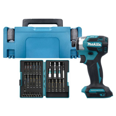 Makita DTD173ZJX2 18V Cordless Brushless Impact Driver with Makpac Case ...
