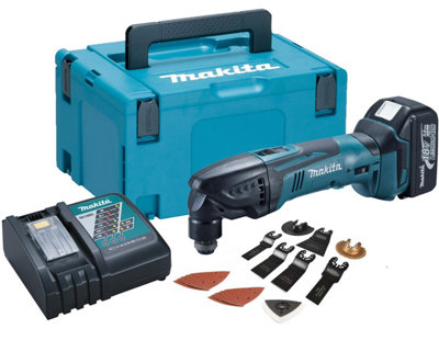 Makita DTM50 18v LXT Cordless Multi Tool - 1 x 3.0ah Battery + Case +Accessories