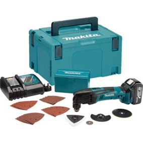 Makita DTM50RT1J1 18v LXT Lithium Cordless Multi Tool Multi Tool 1 x 5ah + Acc