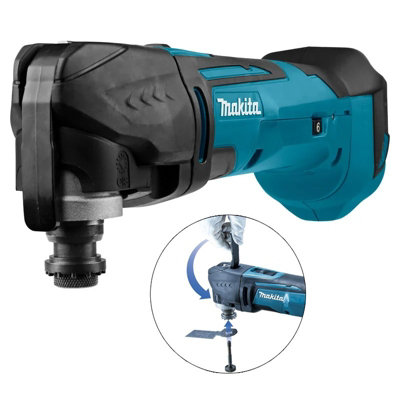 Makita DTM50ZKX1 18V LXT Cordless Multi-Tool – Variable Speed, OIS Compatible, LED Light, Low Vibration – Tool Only With Plastic Case