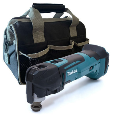 Makita DTM51Z 18v LXT Lithium Multi Tool + Keyless Blade Change Bare + Tool Bag
