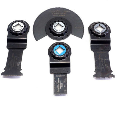 Makita DTM52Z 18v LXT Brushless Multi Tool Plunge Carpenters Set + 10 Sheets