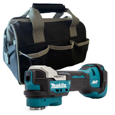 Makita DTM52Z 18v LXT Brushless Multi Tool Starlock Keyless Change + Tool Bag
