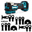 Makita DTM52Z 18v LXT Brushless Multi Tool Starlock MAX Keyless + 12PC Blade Set