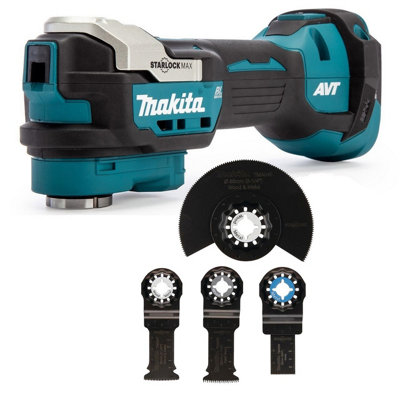 Makita DTM52Z 18v LXT Brushless Starlock Multi Tool Plunge Carpenters Set