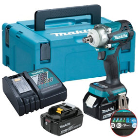 Makita DTW300RTJ 18v LXT Brushless Impact Wrench 1/2" Drive 4 Speed 2 x 5.0ah