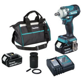 Makita DTW300TX2 18v LXT Brushless Impact Wrench 1/2" Drive 4 Speed 2 x 5.0ah