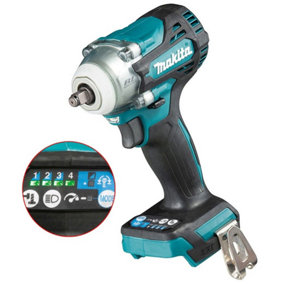 Makita DTW302Z 18v LXT Compact Brushless Impact Wrench 3/8" Drive 4 Speed - Bare