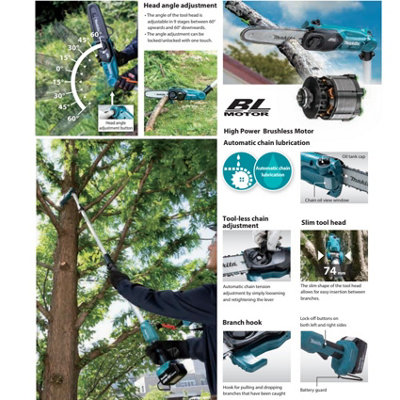 Makita pole saw extension discount