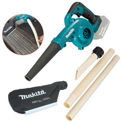 Makita DUB185Z 18v LXT Cordless Blower Vacuum + Flexible Hose Nozzle + Bag Bare