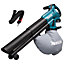 Makita DUB187F002 18V LXT Brushless Cordless Garden Leaf Blower Vacuum + 3ah