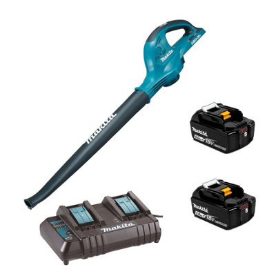 Makita DUB361CT2-KIT 18v 36v LXT Cordless Lithium Ion Garden Leaf Blower 2x 5.0a