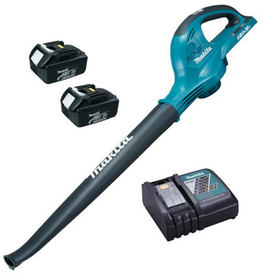 Makita DUB361RFE 18v 36v LXT Cordless Li-Ion Twin Garden Leaf Blower + Batteries