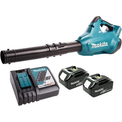 Makita DUB362 Twin LXT 18v 36v Li-Ion Brushless Leaf Blower 2 x 5.0ah +Charger