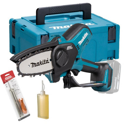 Makita DUC101Z Cordless Brushless Pruning Saw 18V Body Chainsaw 100mm + Makpac