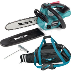 Makita DUC254Z 18v LXT Cordless Brushless 25cm Chainsaw Top Handle Bare + Bag