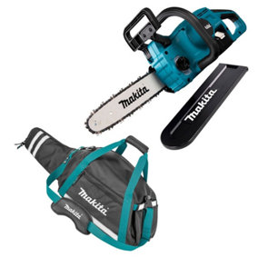 Makita DUC307ZX2 18v LXT Chainsaw Brushless 300mm 12" - Bare + Chainsaw Bag