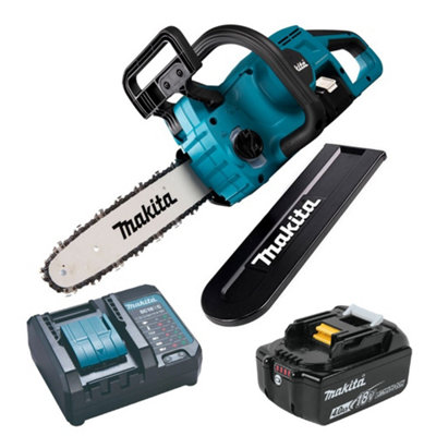 Makita DUC307ZX2 18v LXT Cordless Chainsaw Brushless 300mm 12" 1x 4.0Ah Battery