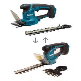 Makita DUM111Z 18v Lithium Cordless Garden Grass Shear + Hedge Cutter Attachment