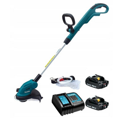 Makita cordless strimmer 2025 with battery and charger