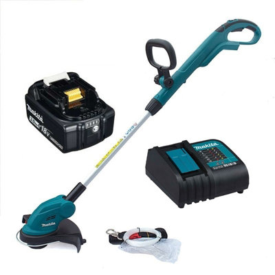 Makita DUR181SF LXT 18v Lithium Ion Cordless Grass Line Trimmer Strimmer + 3ah | DIY at B&Q