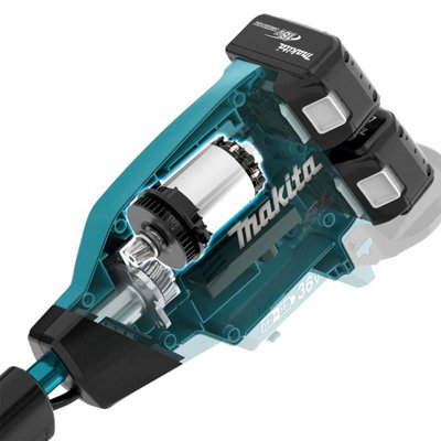 Makita DUR369LCT2 LXT 18v 36v Li Ion Brush Cutter Strimmer 43cm 2x 5.0ah