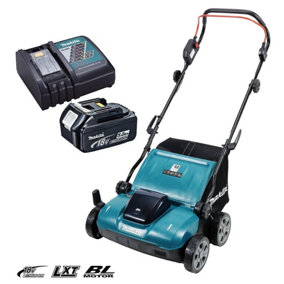 Makita DUV320RT Cordless Brushless LXT 18V Scarifier 32cm 5.0Ah Battery Charger
