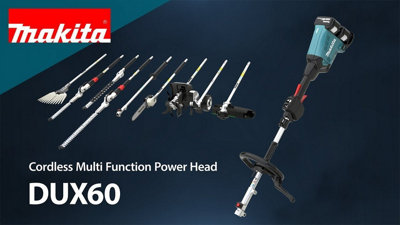 Makita DUX60Z Brushless 18v 36v Cordless Split Shaft Multi Tool Hedge Trimmer