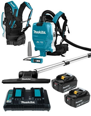 Makita DVC261ZX11 Twin 18v / 36v Brushless Backpack Vacuum Cleaner 