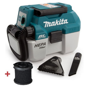 Makita DVC750LZ 18V Brushless Wet & Dry Vacuum Cleaner LXT L-Class + Wet Filter