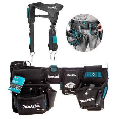 Makita E05175 Ultimate Super Heavyweight Champion Tool Belt + Loops + Braces DIY at B&Q