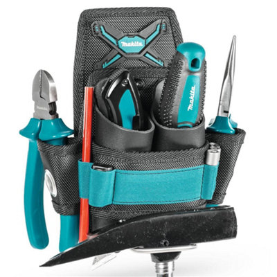 Makita E05228 3 Way Hammer + Tool Holder for Tool Belts Leather