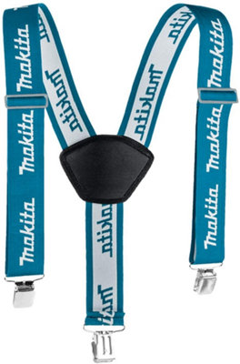 Makita E-05402 Ultimate Blue Clip on Braces Cushioned Pad Painter Strap System