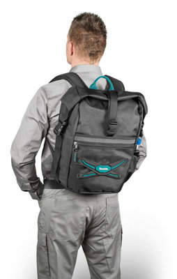 Makita E-05555 Roll Top All Weather Tool Rucksack Backpack Tool Bag Strap System