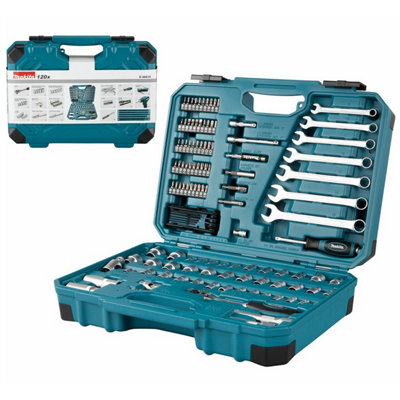 Jeu d'outils (120 pieces) en coffret makita en chrome-vanadium - e-06616  MAK0088381570251 - Conforama