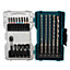 Makita E-07026 Drill and Screw Bit Set with Clear Case - 18 Piece