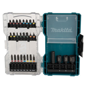 Makita drill bit online set b&q