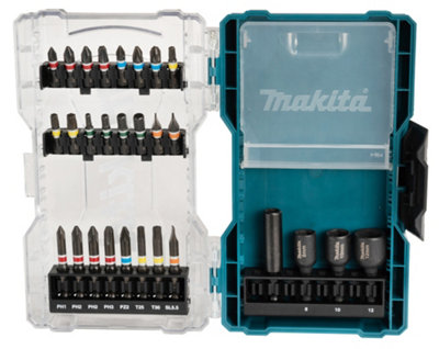 Makita E-07048 28 Piece Screwdriver Bit Set Phillips/Pozi/Torx & Socket ...