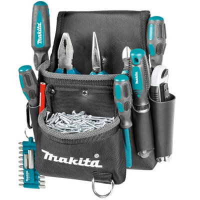Makita E-15198 2 Pocket Fixings Nail Screw Tool Belt Pouch Holder Strap System