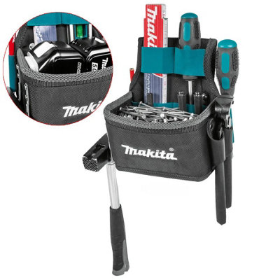 Makita E-15257 Square Riveted Screw Nails Pouch Hammer 2 x Battery Holder BL1850