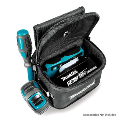 Makita E-15263 BL1830 BL1840 BL1850 Zip Top Twin Dual Battery Tool Work Pouch