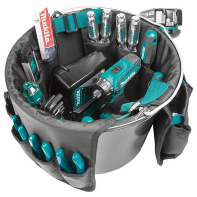 Makita E 15497 Tool Bucket Tote Bag Toolbag Fixings Bag Organiser