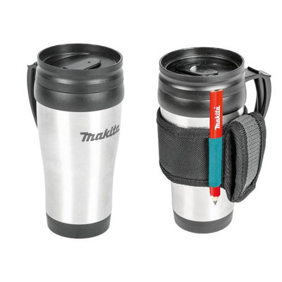 Makita E-15578 Stainless Steel Thermal Mug Holder Side Handle Strap Belt System