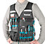 Makita E-15609 Adjustable Multi Pocket Workers Vest Gilet - Universal Size