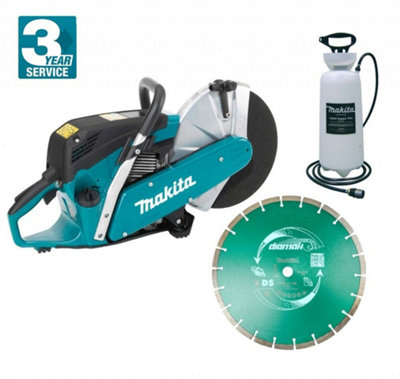 Makita EK6100 12 2 Stroke Petrol Disc Cutter Diamond Blade Water Bottle DIY at B Q